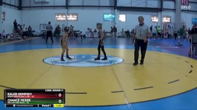 65 lbs Cons. Round 3 - Chance McKee, Kellam Mat Rats vs Kaleb Dempsey, NOVA Wrestling Club