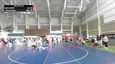 60 lbs Champ. Round 2 - Jack Luster, Athlos Wrestling vs Dax Casper, Green River Grapplers Wrestlin