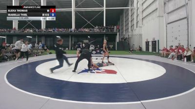 110 lbs Alexa Thomas, Wisconsin vs Isabella Thiel, Ohio Blue