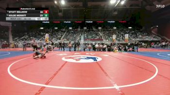 4A-144 lbs Champ. Round 1 - Wyatt Sellnow, Cheyenne East vs Kolbe Merritt, Star Valley