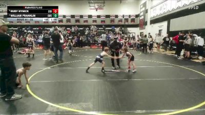 50 lbs Cons. Round 3 - Ruby Hynick, Cobra Wrestling Club vs William Franklin, Grizzlies Wrestling Club