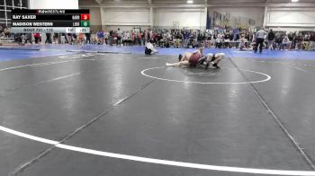 115 lbs Cons. Round 4 - Ray Saxer, Garrett vs Madison Western, Lakota East High School
