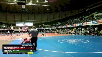 157 lbs Placement (4 Team) - Nathaniel Acosta, Kempsville vs Jiovani Cervendes-Martinez, Franklin County