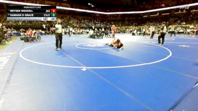 285 Class 4 lbs Cons. Semi - Brysen Wessell, Jackson vs Kamaha`o Grace, Staley