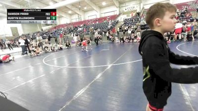 53 lbs Round 2 (4 Team) - Dawson Freed, Team Prestige vs Rustyn Ellsworth, Sublime