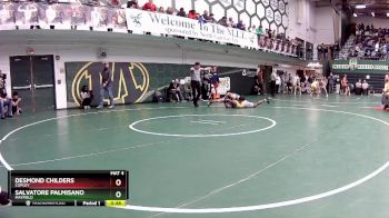 132 lbs Cons. Round 6 - Salvatore Palmisano, Mayfield vs Desmond Childers, Copley