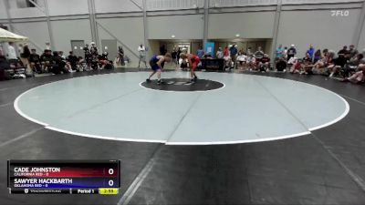 126 lbs Round 1 (8 Team) - Cade Johnston, California Red vs Sawyer Hackbarth, Oklahoma Red