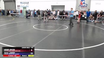 120 lbs Round 3 - Taiya Larsen, Pioneer Grappling Academy vs Jessie Adcox, Anchor Kings Wrestling Club