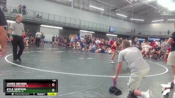 126 lbs Quarters & 1st Wb (16 Team) - James Sievers, Backyard Brawlers vs Kyle Simpson, Team Palmetto