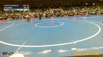 96 lbs Semifinal - Colton Louderback, Iron Horse vs Jace Evers, PINnacle