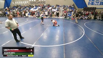 190 lbs Quarterfinal - Lincoln Kutarna, Logan vs Razdyn Wall, Pleasant Grove