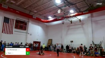 138 lbs Cons. Round 3 - Amin Mardanzai, Franklin Central vs Jackson Teal, Delta High School