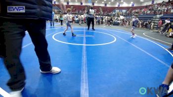 58 lbs Round Of 16 - Reed Musgrove, Harrah Little League Wrestling vs Layton Thigpen, Choctaw Ironman Youth Wrestling