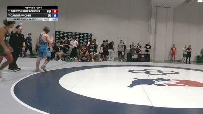 80 kg Cons. Sub-rd Of 16 - Preston Burroughs, Mayo Quanchi Wrestling vs Carter Wickes, Seasons Freestyle Club