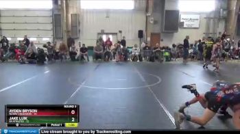 72 lbs Round 3 (8 Team) - Ayden Bryson, NCWAY Crusaders vs Jake Luik, 84 Athletes