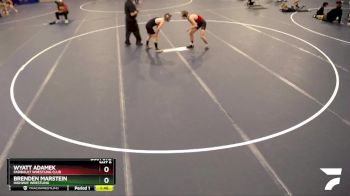 120 lbs Cons. Round 2 - Wyatt Adamek, Faribault Wrestling Club vs Brenden Marstein, Highway Wrestling