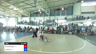 116 kg Consi Of 4 - Alina Hernandez, Scotsmen WC vs Havah Henry, South HS