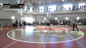 285 lbs Champ. Round 1 - Zane Gray, Lakeland High School vs Chazz Gray, Cheney