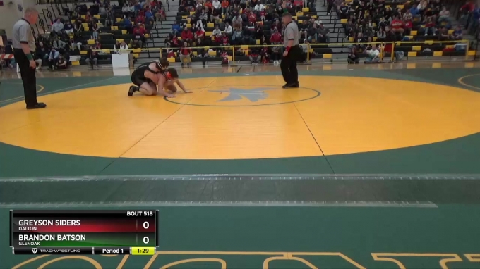 165 lbs 1st Place Match - Brandon Batson, GLENOAK vs Greyson Siders, DALTON