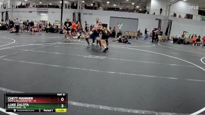 215 lbs Round 6 (8 Team) - Chett Mannier, Faith & Fellowship WC vs Luke Zalota, Kraken Blue