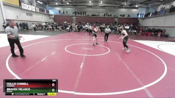 190 lbs Semifinal - Braven Velasco, Basha vs Hollis Corbell, Morenci