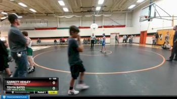 105 lbs Quarterfinal - Tevyn Bates, Cody Middle School vs Garrett Henley, Lovell Middle School