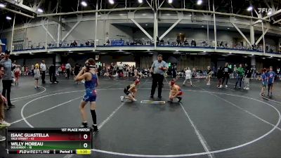 56 lbs Finals (2 Team) - Willy Moreau, Doughboy vs Isaac Guastella, Yale Street