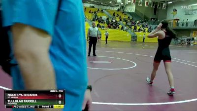 110 lbs Cons. Round 3 - Natahlya Beranek, St. Helens vs Tullulah Farrell, McDaniel