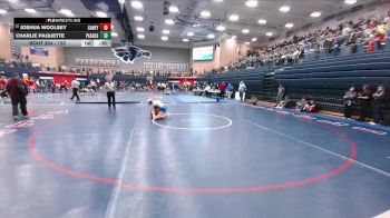 132 lbs Cons. Round 2 - Joshua Woolsey, Conroe Caney Creek vs Charlie Paquette, Richardson Pearce