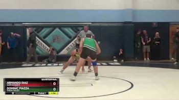 195 lbs Quarterfinal - Armando Diaz, SLAM Academy vs Dominic Piazza, Virgin Valley