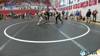 130 lbs Rr Rnd 1 - Jordon Inman, Red Ryder Wrestling Club vs Brodie Banister, Newkirk Takedown Club