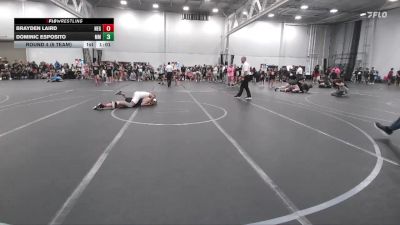 120 lbs Round 4 (6 Team) - Dominic Esposito, Maryland Mallets vs Brayden Laird, New England Gold