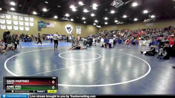 120 lbs Cons. Round 2 - Gabe Vigil, San Luis Obispo vs David Martinez, Servite