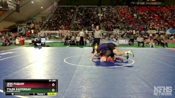 2A 285 lbs Cons. Round 1 - Tyler Easterday, Garden Valley vs Jess Fuquay, Melba