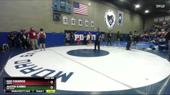 132 lbs Cons. Round 3 - Noe Cisneros, Arvin vs Austin Karbo, Rio Vista