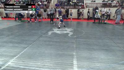 70_B lbs Consi Of 8 #1 - Kelson Herzog, Northern Lehigh vs Dominic Antonelli, Methacton