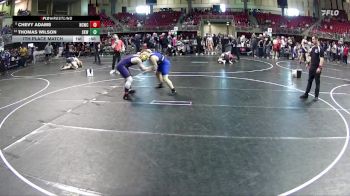 175 lbs 7th Place Match - Thomas Wilson, Shelton Kids Wrestling vs Chevy Adams, Nebraska City Wrestling Club