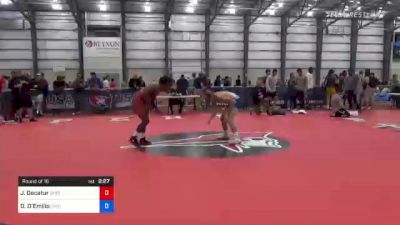 65 kg Round Of 16 - Jordan Decatur, Ohio Regional Training Center vs Dylan D'Emilio, Ohio Regional Training Center