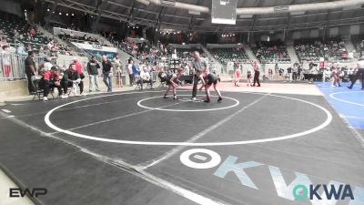 83 lbs Consi Of 4 - Beau Horawa, Verdigris Youth Wrestling vs Conner Roberts, Raw Wrestling Club