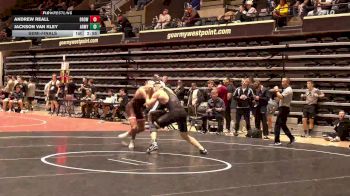 197 lbs Semifinal - Andrew Reall, Brown vs Jackson Van Kley, Army