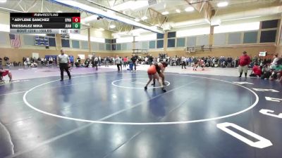 155lbs Champ. Round 3 - Thessalez Mika, Juanita (Girls) vs Adylene Sanchez, Ephrata (Girls)