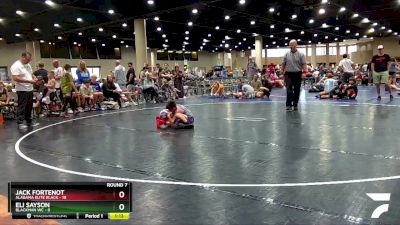 60 lbs Round 7 (8 Team) - Eli Sayson, Blackman WC vs Jack Fortenot, Alabama Elite Black