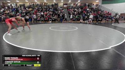 150 lbs Cons. Round 2 - Kade Tholen, Greater Heights Wrestling vs Connor Gatlin, Angry Fish