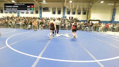 152 lbs Round Of 16 - Sophia Lentini, Westfield vs Grace Brach, South Hadley