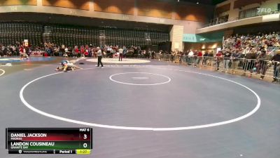 132 lbs Champ. Round 1 - Landon Cousineau, Granite Bay vs Daniel Jackson, Madras