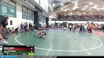 105 lbs Semifinal - Taylor Drake, Fremont vs Mack Moses, Garden Valley