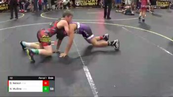 112 lbs Quarterfinals (8 Team) - Hayden Mullins, The Funky Singlets vs Danan Nelson, Untouchables White