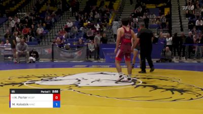 65 lbs Semifinal - Henry Porter, Indiana RTC vs Matthew Kolodzik, New York Athletic Club