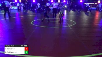 43 lbs Quarterfinal - Urijah Gomez, Pomona Elite vs George Rodriguez, Ces