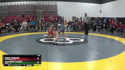 119 lbs Placement Matches (8 Team) - Vinny Ferrari, Team Revival vs Raymond Causey, POWA